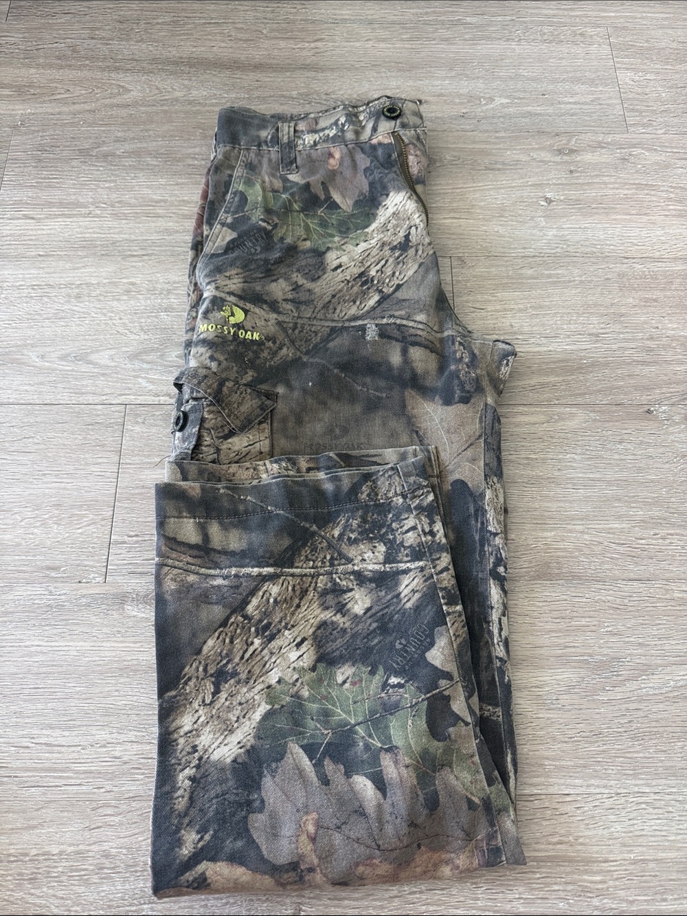 Mossy Oak Realtree-Style Camouflage Relaxed Jeans - Brown/Green/Black
